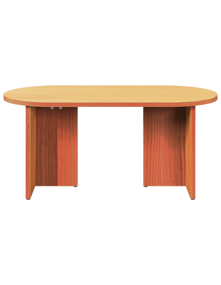 Tavolino da salotto Cera marrone 80 x 39.5 x 35 cm
