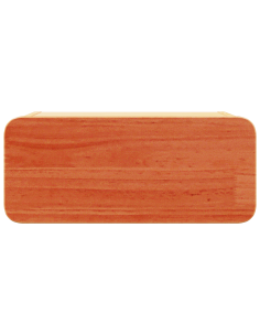 Comodino con cassetto Marrone cerato 39 x 34 x 16,5 cm 2