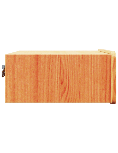 Comodino da Parete con cassetto Cera marrone 39 x 34 x 16.5 cm