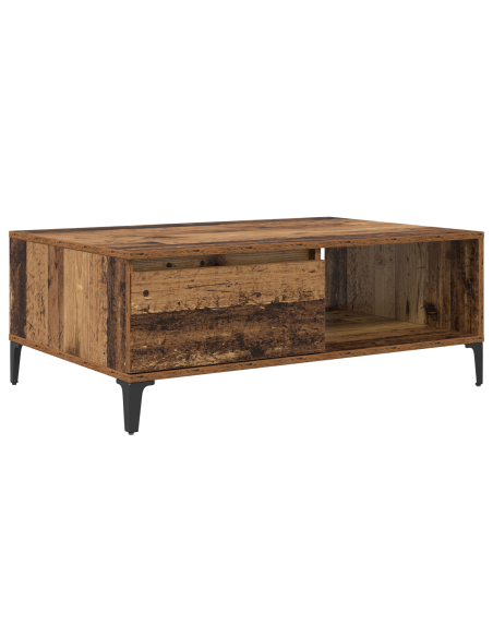 Tavolino da salotto Legno vecchio 90 x 60 x 35 cm
