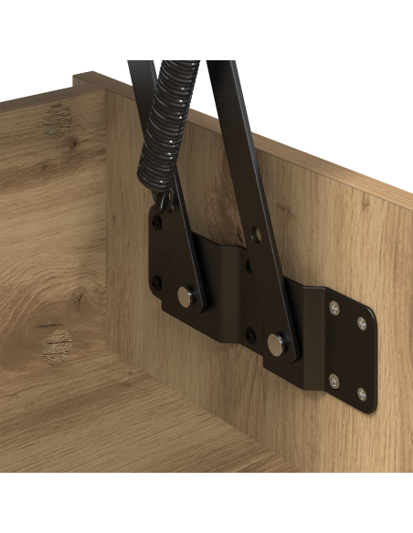 Tavolino da salotto Rovere artigianale 80 x 50,5 x 41,5 cm