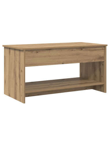 Tavolino da salotto Rovere artigianale 80 x 50,5 x 41,5 cm