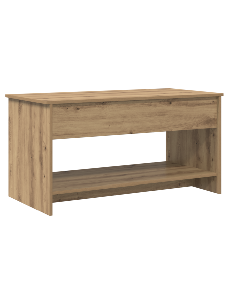 Tavolino da salotto rovere artigianale 102 x 50 x 52.5 cm