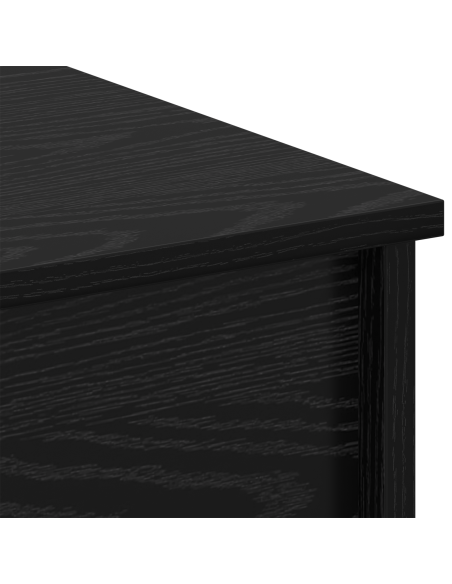 Tavolino da salotto Rovere Nero 80 x 50,5 x 41,5 cm