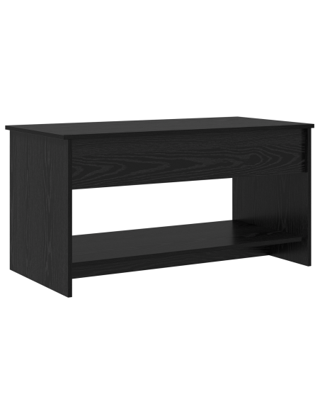 Tavolino da salotto Rovere nero 102 x 50 x 52.5 cm