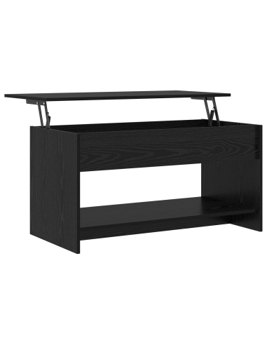 Tavolino da salotto Rovere Nero 80 x 50,5 x 41,5 cm