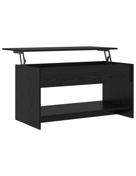 Tavolino da salotto Rovere nero 102 x 50 x 52.5 cm