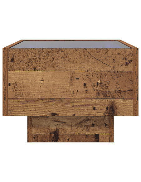 Tavolo laterale Legno vecchio 40 x 40 x 30 cm Legno multistrato