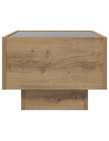 Tavolino da salotto rovere artigianale 40 x 40 x 30 cm