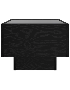 Tavolino da salotto Rovere nero 40 x 40 x 30 cm 2