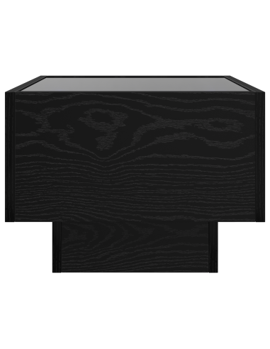 Tavolino da salotto Rovere nero 40 x 40 x 30 cm