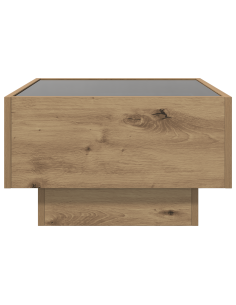 Tavolino da salotto rovere artigianale 50 x 50 x 30 cm 2