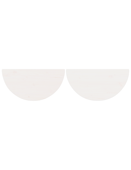 Tavolino da salotto 2 pcs Bianco 79 x 39.5 x 40 cm