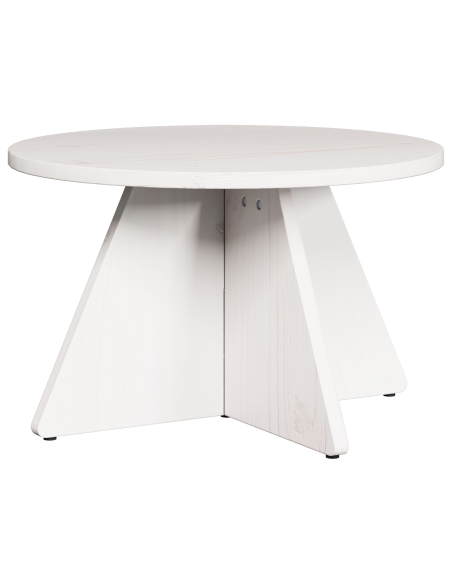 Set di Tavolini da Caffè 3 pcs Bianco 49 x 49 x 30 cm