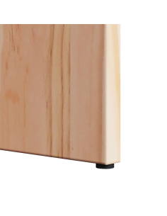 Tavolino da salotto 2 pcs Naturale Legno massello di pino 2