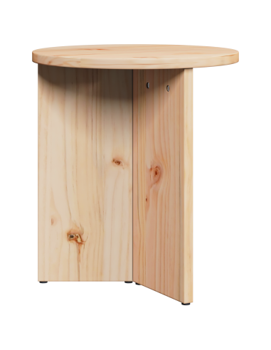 Tavolino da salotto 2 pcs Naturale Legno massello di pino