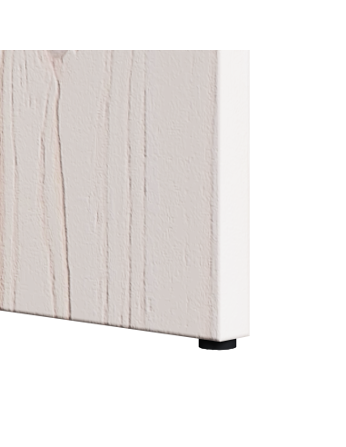 Tavolino da salotto 2 pcs Bianco Legno massello di pino