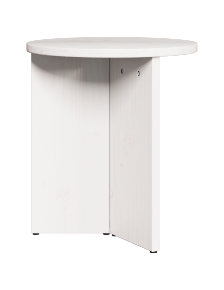 Set di Tavolini da Caffè 2 pcs Bianco 49 x 49 x 28 cm