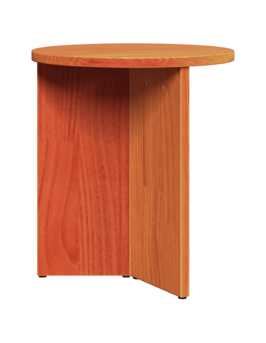 Tavolino da salotto 2 pcs Marrone cerato Legno massello di pino