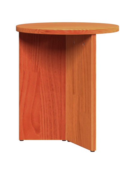 Tavolino da salotto 2 pcs Marrone cerato Legno massello di pino