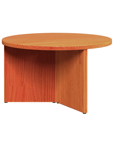 Tavolino da salotto 2 pcs Marrone cerato Legno massello di pino