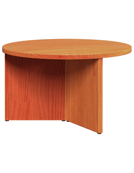 Tavolino da salotto 2 pcs Marrone cerato Legno massello di pino