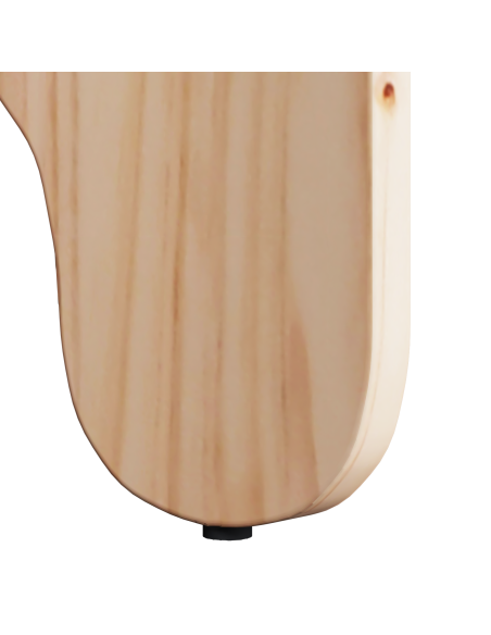 Tavolino da salotto 2 pcs Naturale Legno massello di pino