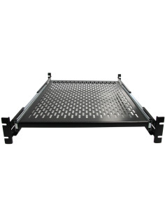 StarTech.com Ripiano scorrevole per montaggio a rack profondità regolabile con fessure 2U – 22.7kg 2