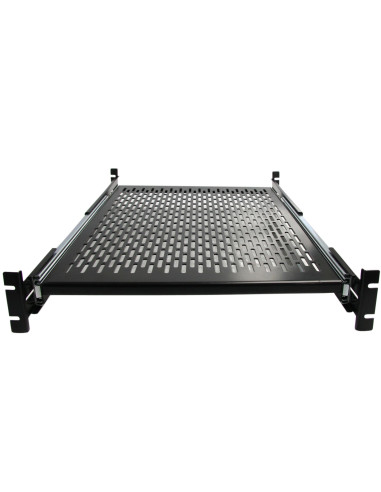 StarTech.com Ripiano scorrevole per montaggio a rack profondità regolabile con fessure 2U – 22.7kg