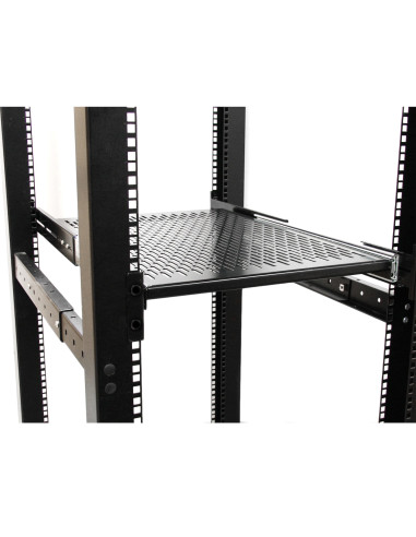 StarTech.com Ripiano scorrevole per montaggio a rack profondità regolabile con fessure 2U – 22.7kg