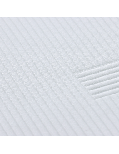 Topper per materasso Bianco 80 x 200 cm Tessuto Jacquard