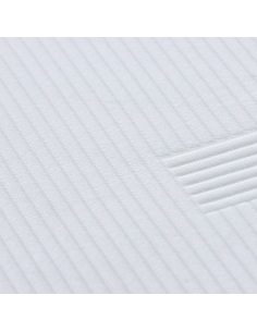 Topper per materasso Bianco 90 x 190 cm Tessuto Jacquard 2