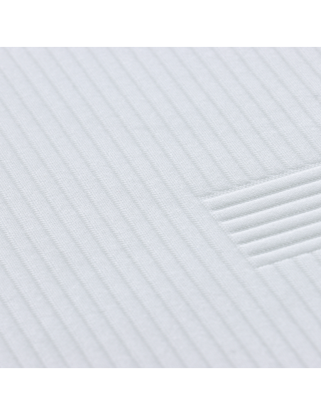 Topper per materasso Bianco 120 x 200 cm Tessuto Jacquard