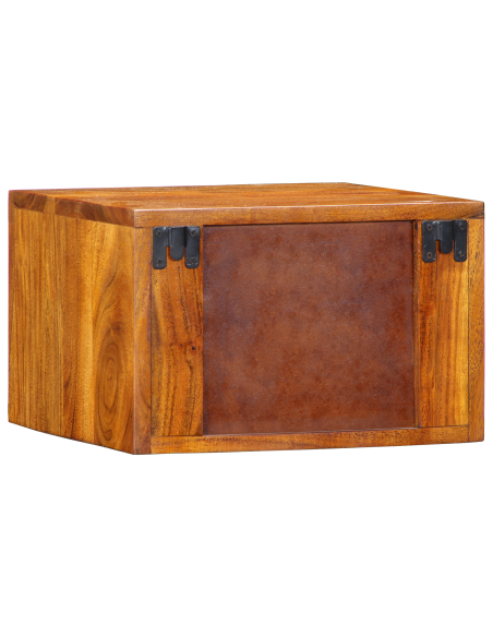 Comodini con cassetto Marrone, multicolore 35 x 30 x 22 cm