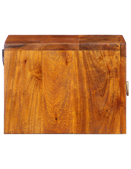 Comodini con cassetto Marrone, multicolore 35 x 30 x 22 cm