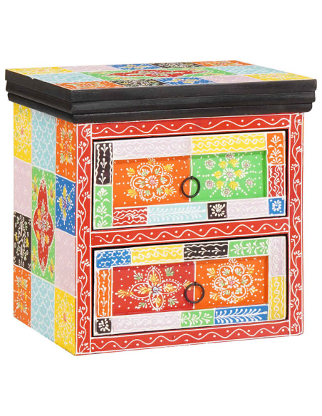 Armadio da Notte con cassetto Multicolore 40 x 30 x 40 cm