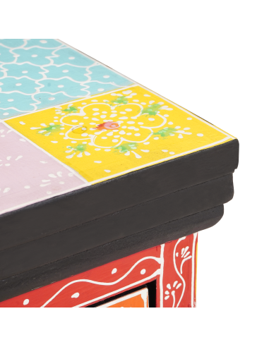 Armadio da Notte con cassetto 2 pcs Multicolore 40 x 30 x 40 cm