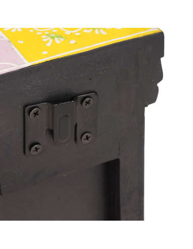 Armadio da Notte con cassetto 2 pcs Multicolore 40 x 30 x 40 cm