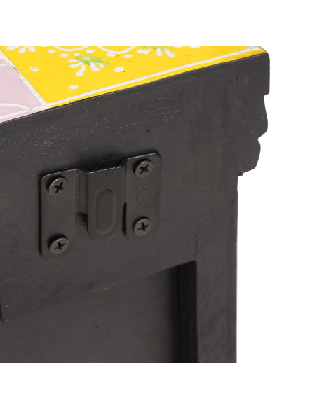 Armadio da Notte con cassetto 2 pcs Multicolore 40 x 30 x 40 cm