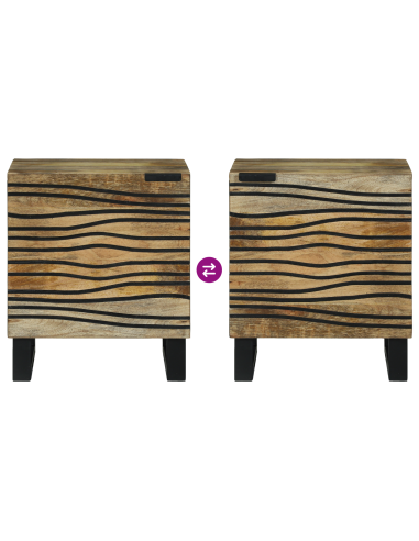 Armadio da Notte Marrone 40 x 33 x 46 cm