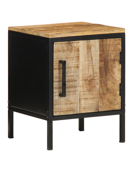 Mobiletti da Notte 2 pcs Marrone e Nero Standard