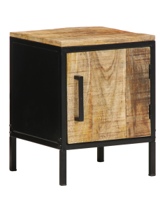 Armadio da Notte 2 pcs Marrone e Nero 30 x 30 x 40 cm 2