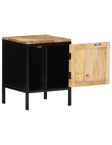 Armadio da Notte 2 pcs Marrone e Nero 30 x 30 x 40 cm