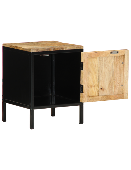 Mobiletti da Notte 2 pcs Marrone e Nero Standard