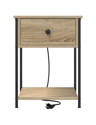 Armadio da Notte con cassetto Rovere Sonoma 42 x 41 x 56 cm