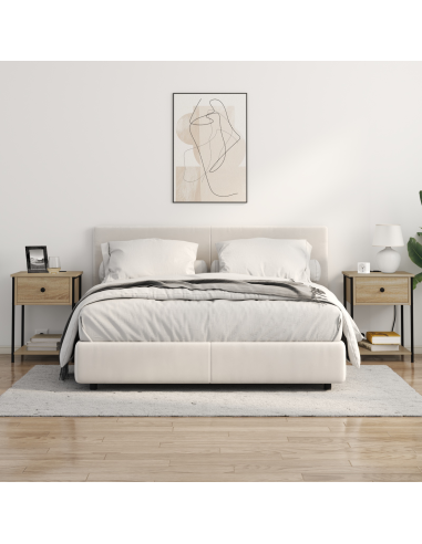 Armadio da Notte con cassetto Rovere Sonoma 42 x 41 x 56 cm