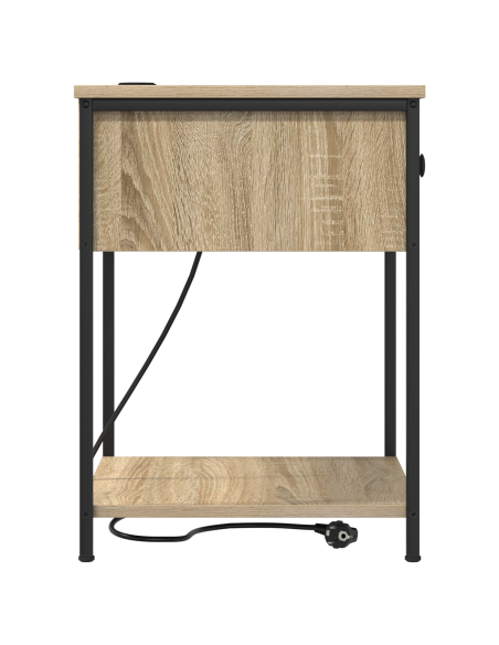 Armadio da Notte 2 pcs Rovere Sonoma 42 x 41 x 56 cm