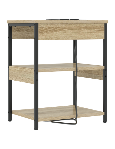 Armadio da Notte 2 pcs Rovere Sonoma 41 x 31 x 51 cm