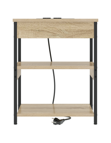 Armadio da Notte 2 pcs Rovere Sonoma 41 x 31 x 51 cm