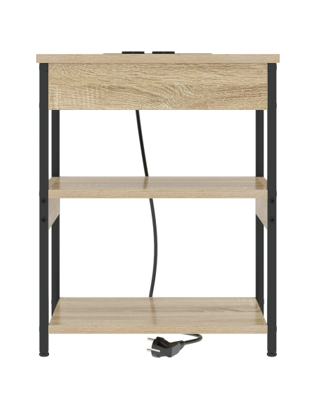 Armadio da Notte 2 pcs Rovere Sonoma 41 x 31 x 51 cm